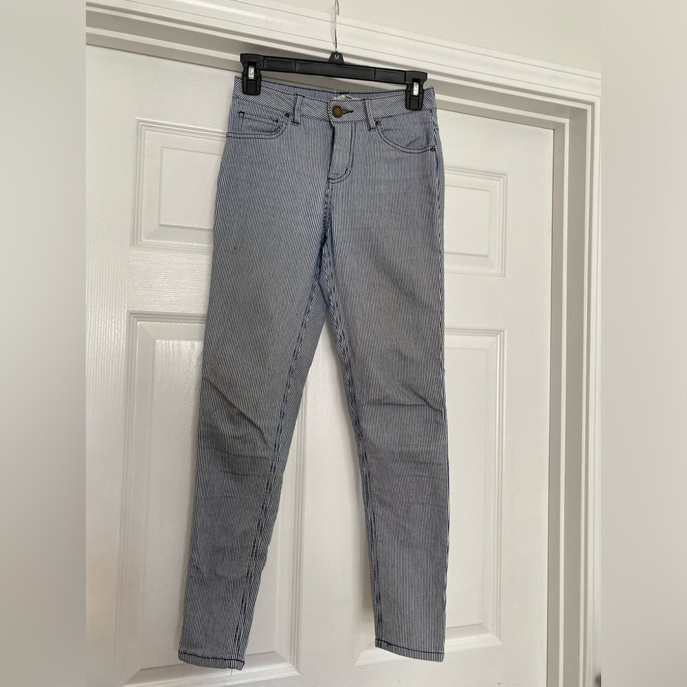 Copper key Girls blue striped,skinny fit jean